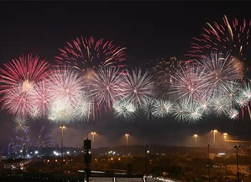 桐城市焰火晚会